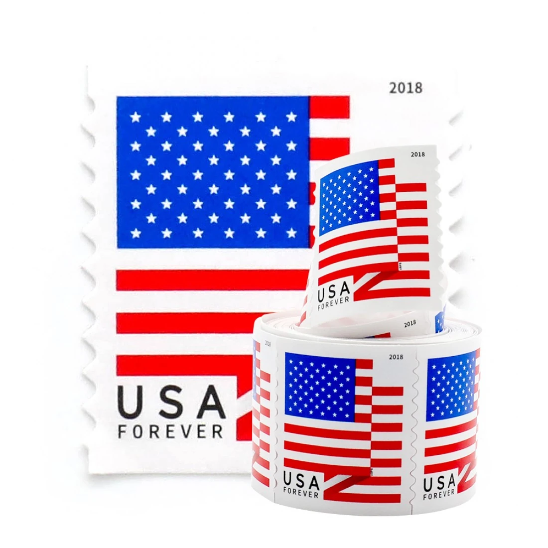 product_image_1765808482 2018 U.S. Flag Forever First-Class Postage Stamps
