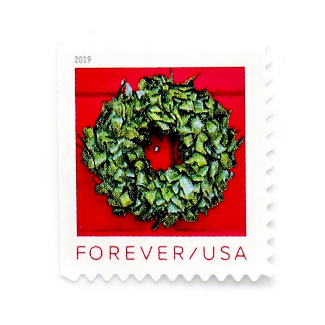 product_image_1767475234 2019 US Holiday Wreaths Forever First-Class Postage Stamps